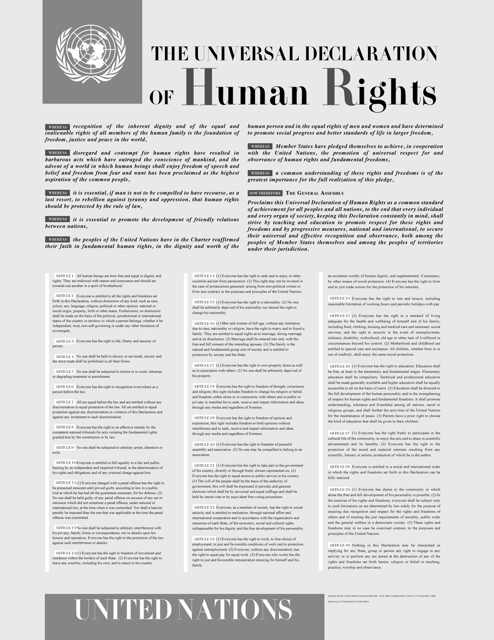 universal declaration of human rights short essay